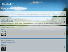 Tablet Screenshot of eltendederopaco.blogspot.com