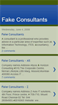 Mobile Screenshot of fake-consultants.blogspot.com
