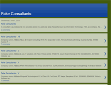 Tablet Screenshot of fake-consultants.blogspot.com