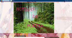 Desktop Screenshot of huellaspoetas.blogspot.com