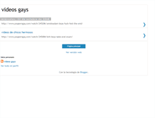 Tablet Screenshot of mis-videos-gays.blogspot.com