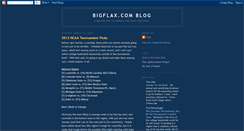 Desktop Screenshot of bigflaxblog.blogspot.com