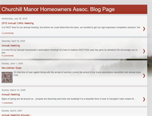 Tablet Screenshot of churchillmanor.blogspot.com