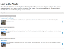 Tablet Screenshot of lmcintheworld.blogspot.com