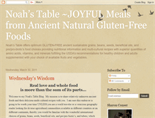 Tablet Screenshot of noahs1table.blogspot.com