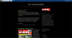 Desktop Screenshot of kitcarbuilder.blogspot.com