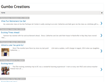 Tablet Screenshot of gumbocreations.blogspot.com