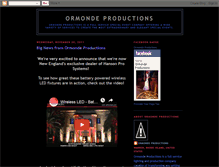 Tablet Screenshot of ormondeproductions.blogspot.com