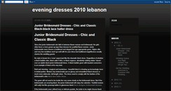 Desktop Screenshot of eveningdresses2010lebanon.blogspot.com