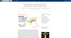 Desktop Screenshot of christiangeopolitics.blogspot.com