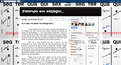 Desktop Screenshot of falandoemestagio.blogspot.com