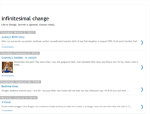 Tablet Screenshot of infinitesimalchange.blogspot.com