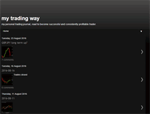 Tablet Screenshot of mytradingway.blogspot.com