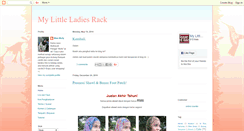 Desktop Screenshot of mylittleladiesrack.blogspot.com