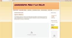 Desktop Screenshot of ganodermaperuylasalud.blogspot.com