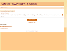 Tablet Screenshot of ganodermaperuylasalud.blogspot.com