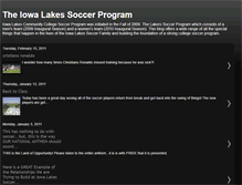 Tablet Screenshot of iowalakessoccer.blogspot.com