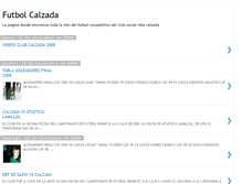 Tablet Screenshot of futbolcalzada.blogspot.com