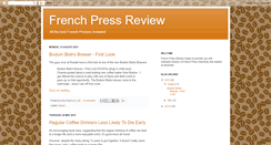 Desktop Screenshot of frenchpressreview.blogspot.com