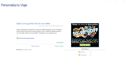 Desktop Screenshot of personalizatuviaje.blogspot.com