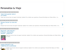 Tablet Screenshot of personalizatuviaje.blogspot.com