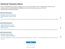 Tablet Screenshot of generalsutantonews.blogspot.com