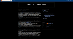 Desktop Screenshot of great-natural-tits.blogspot.com