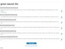 Tablet Screenshot of great-natural-tits.blogspot.com