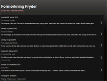 Tablet Screenshot of formorkningfryder.blogspot.com