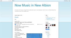 Desktop Screenshot of nowmusicinnewalbion.blogspot.com