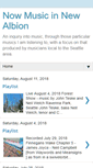 Mobile Screenshot of nowmusicinnewalbion.blogspot.com
