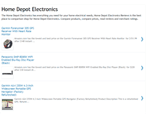 Tablet Screenshot of homedepotelectronics.blogspot.com