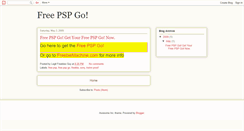 Desktop Screenshot of freepspgo.blogspot.com