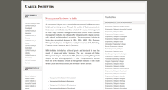 Desktop Screenshot of careerinstitutes.blogspot.com