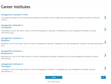 Tablet Screenshot of careerinstitutes.blogspot.com