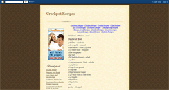 Desktop Screenshot of crockpotrecipes.blogspot.com