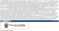 Desktop Screenshot of curiouscatcentral.blogspot.com