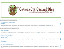 Tablet Screenshot of curiouscatcentral.blogspot.com