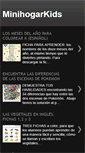 Mobile Screenshot of minihogarkids.blogspot.com