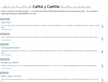 Tablet Screenshot of cantaycamina.blogspot.com