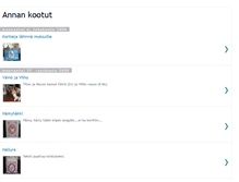 Tablet Screenshot of annankootut.blogspot.com