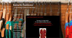 Desktop Screenshot of karachifashions.blogspot.com