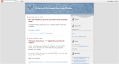 Desktop Screenshot of internet-business-success-stories.blogspot.com