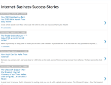 Tablet Screenshot of internet-business-success-stories.blogspot.com
