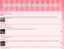 Tablet Screenshot of grandmathunderpants.blogspot.com