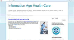 Desktop Screenshot of informationagenursing.blogspot.com