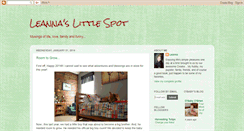 Desktop Screenshot of leannaslittlespot.blogspot.com