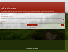 Tablet Screenshot of indramunawar.blogspot.com