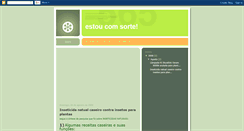 Desktop Screenshot of estou-com-sorte.blogspot.com