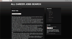 Desktop Screenshot of dailyjobsearches.blogspot.com